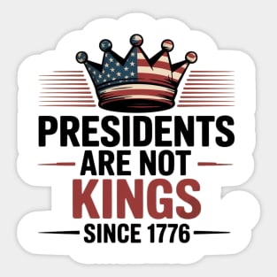No-kings-in-america Sticker